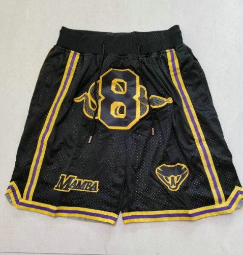 NBA 8 Mamba Just don shorts noir